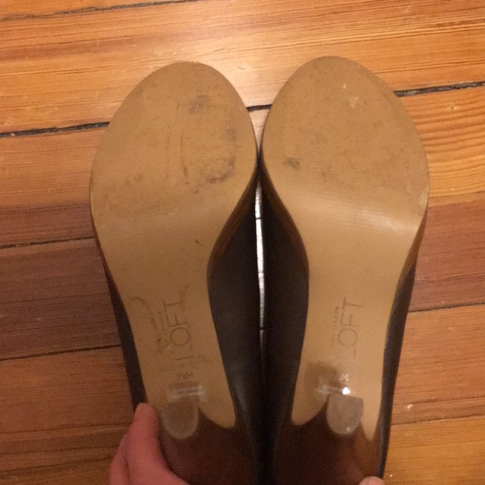 Brown Peep Toe Heels - image 3